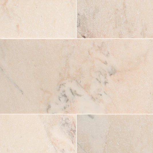 Artistic Tile Rosa Portogallo Marble Tile Tumbled 12" X 24" X 3/8" Stone