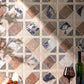Artistic Tile Palazzo Ducale Rosa Perlino Mosaic Tumbled Stone