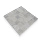Pietra Collection in Perla Bianca Tumbled Marble Tile 4" x 4"