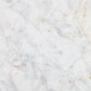 White marble slab with soft gray veining and subtle warm beige-brown veining throughout the surface.