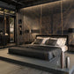 Interior wall with Port Laurent black marble and terra-cotta veins