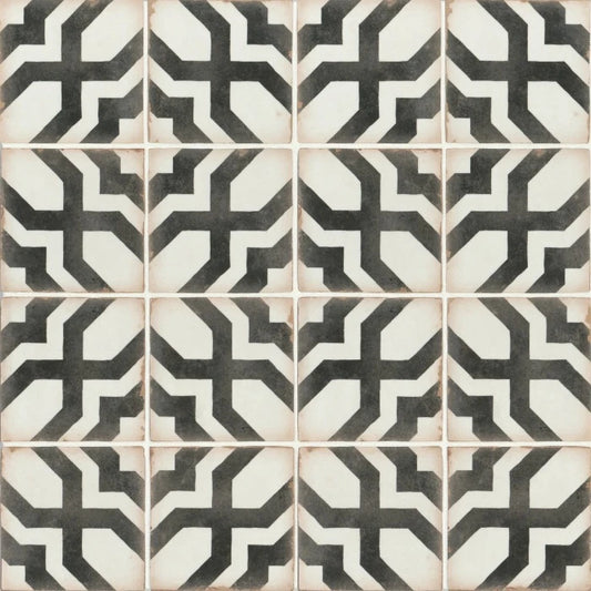 Portofino Deco C Matte Ceramic Tile 5" x 5"