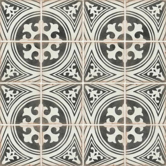 Portofino Deco D Matte Ceramic Tile 5" x 5"