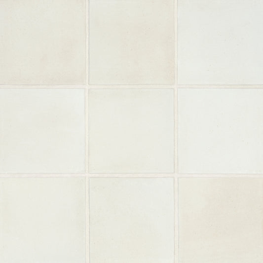 Prose White 4" x 4" Matte Porcelain Floor & Wall Tile