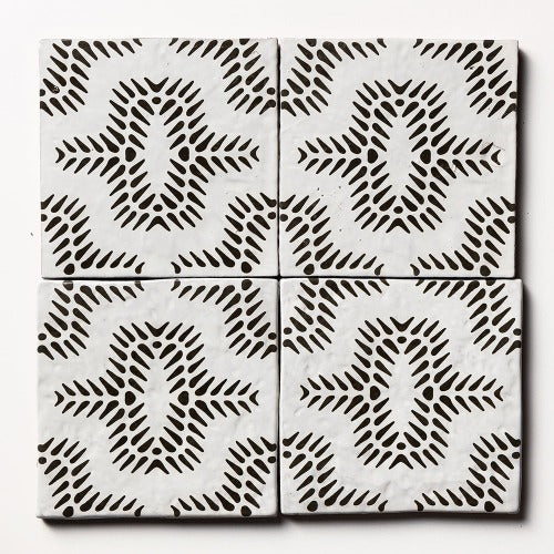 Provence Ceramic Tile Deco PBA-2 6" x 6"