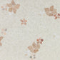 details of pink and beige floral marble mosaic tile