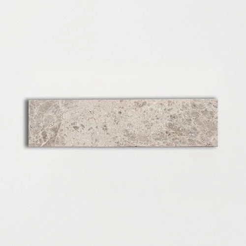 Silver Clouds Honed Marble Subway Tile 2" x 8"