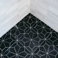 Star Honed Marble Mosaic Tile in Marquina