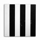 Strata Striped Marble Mosaic in Black & Thassos