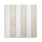Strata Striped Marble Mosaic in Crema Rivetta & Thassos