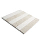 Strata Striped Marble Mosaic in Crema Rivetta & Thassos