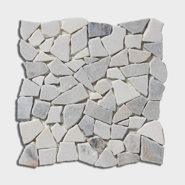Striato Zeus Athena Multi Finish Marble Mosaic