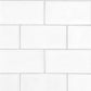 Pearl White Glossy Subway Ceramic Tile 3" x 6"