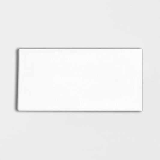 Pearl White Glossy Subway Ceramic Tile 3" x 6"