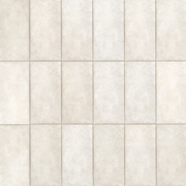Teramo Glazed Porcelain Field Tile Matte in Avorio 10" x 20"