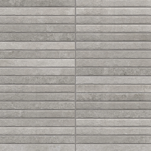Teramo Glazed Porcelain Field Tile Matte in Grigio 1.5" x 1.5"