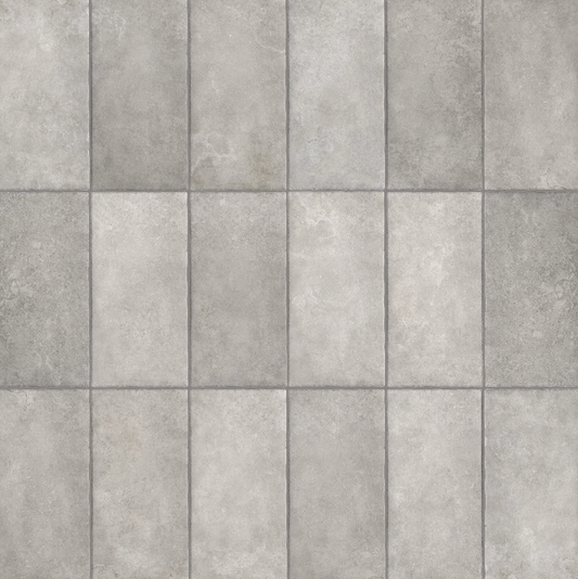 Pattern of gray tiles with a subtle texture