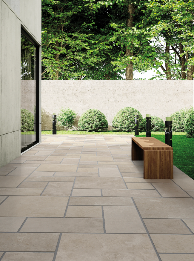 Teramo Glazed Porcelain Field Tile Matte in Sabbia 10" x 20"