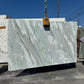 Tiffany Blue marble slab polished finish with green and blue hues, available at Los Angeles slab yard