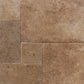 Umber French Pattern Tumbled Paver 3cm