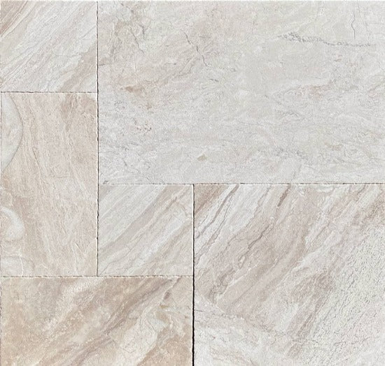Venice Marble French Pattern Leathered Paver 3cm – Marble and Tile USA
