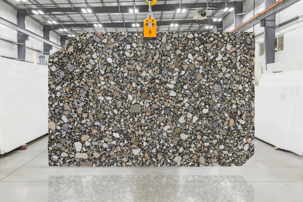 Artistic Tile Veronese Fumo Rosato Slab Terrazzo 3/4"