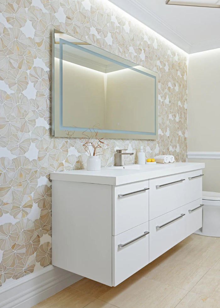 Artistic Tile Walden Bianco Select Waterjet Mosaic