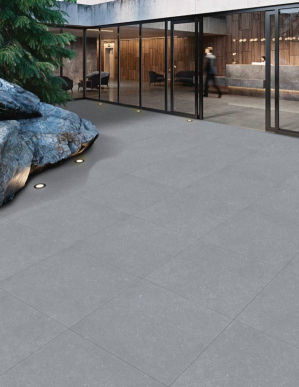 Whisper Grey Bluestone Porcelain Paver