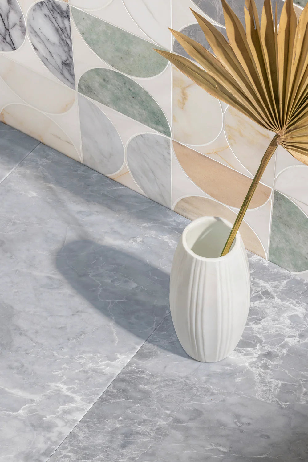 Artistic Tile Grigio Toscana Marble Field Tile 12" x 24" Honed Aris Edge
