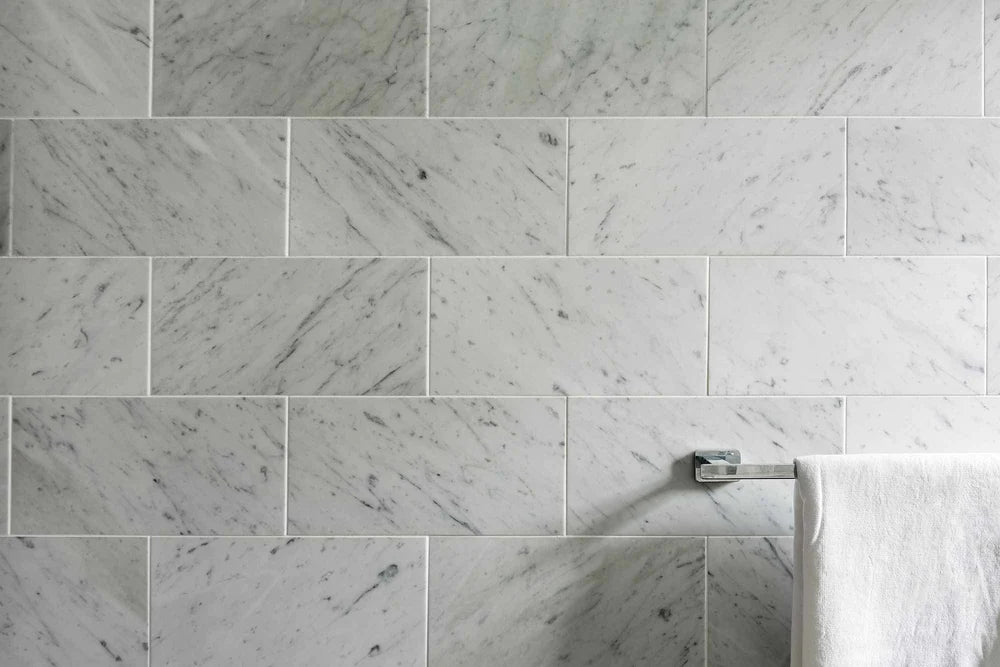 Artistic Tile Bianco Carrara Marble Field Tile 3" X 6" Polished