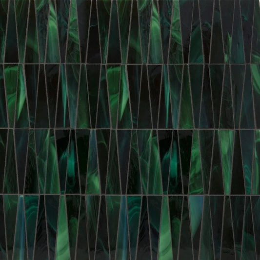 Artistic Tile Tambourine Traps Gillespie Green Mosaic