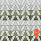 Artistic Tile A Mano Triangolo Green Field Tile