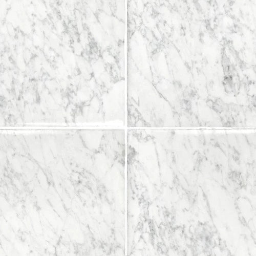 Artistic Tile Bianco Carrara Marble Field Tile 18" X 18"