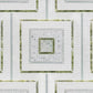 Artistic Tile Morningside Heights Square Green Mosaic Polished Stone 1.0cm