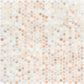 Artistic Tile Penny Lane Pink Marble Mosaic Honed