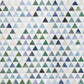 Artistic Tile Trombone Triangles Blue Blend Mosaic