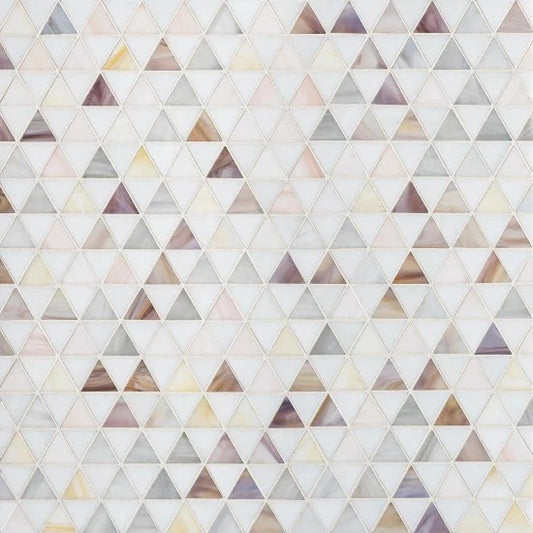 Artistic Tile Trombone Triangles Pink Blend Mosaic