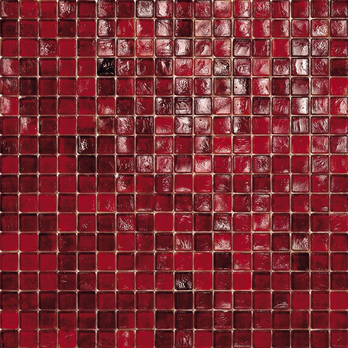 Sicis Crimson 40 Waterglass Glass Mosaic
