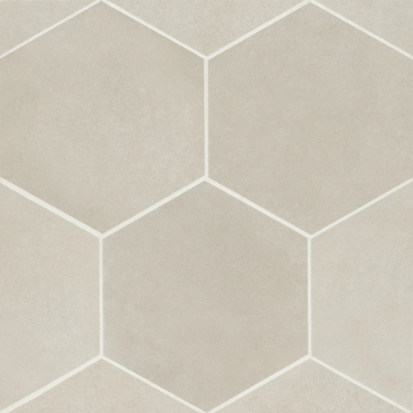 Hexagon Matte Porcelain Floor Tile 10" x 10"