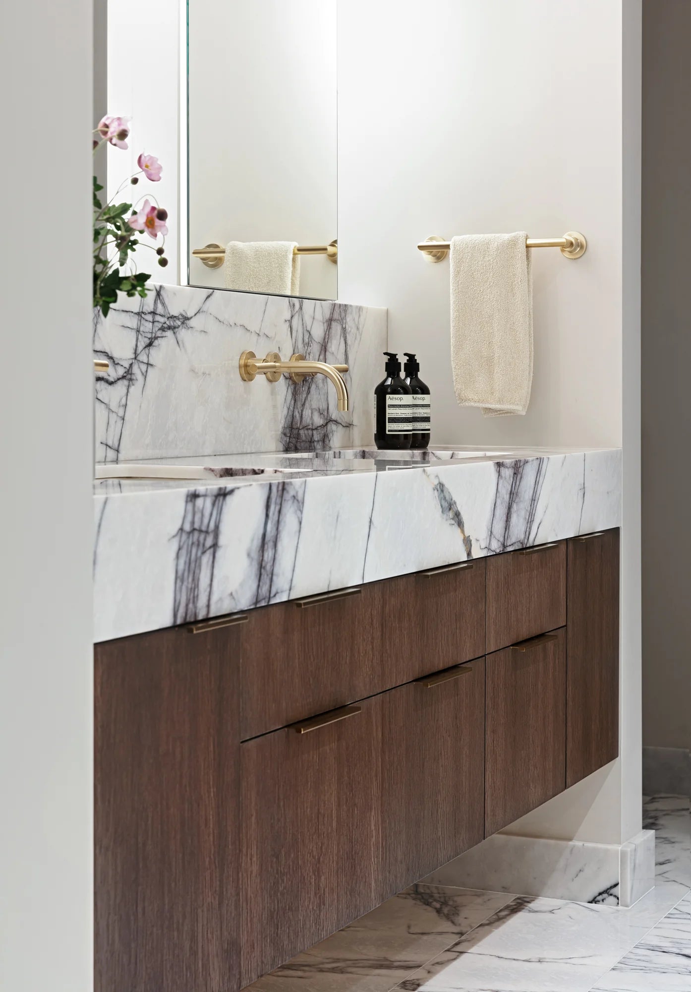 Artistic Tile Lilac Marble Slab 3/4
