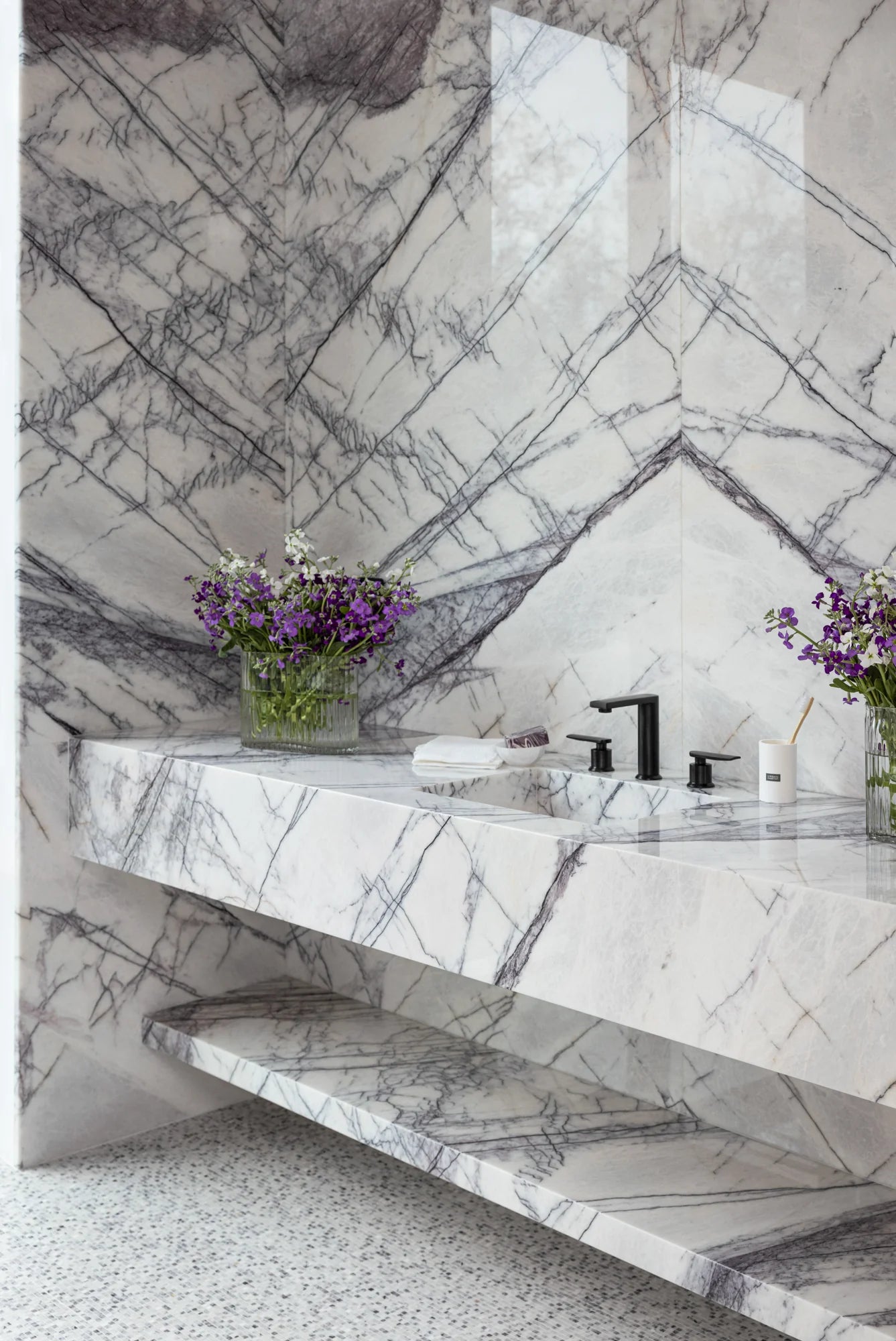 Artistic Tile Lilac Marble Slab 3/4