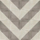Mission Diagonal Grey Porcelain Decorative Tile 12" x 12"