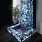 Artistic Tile Gemstone Blue Agate Semi Precious Slab 3/4"