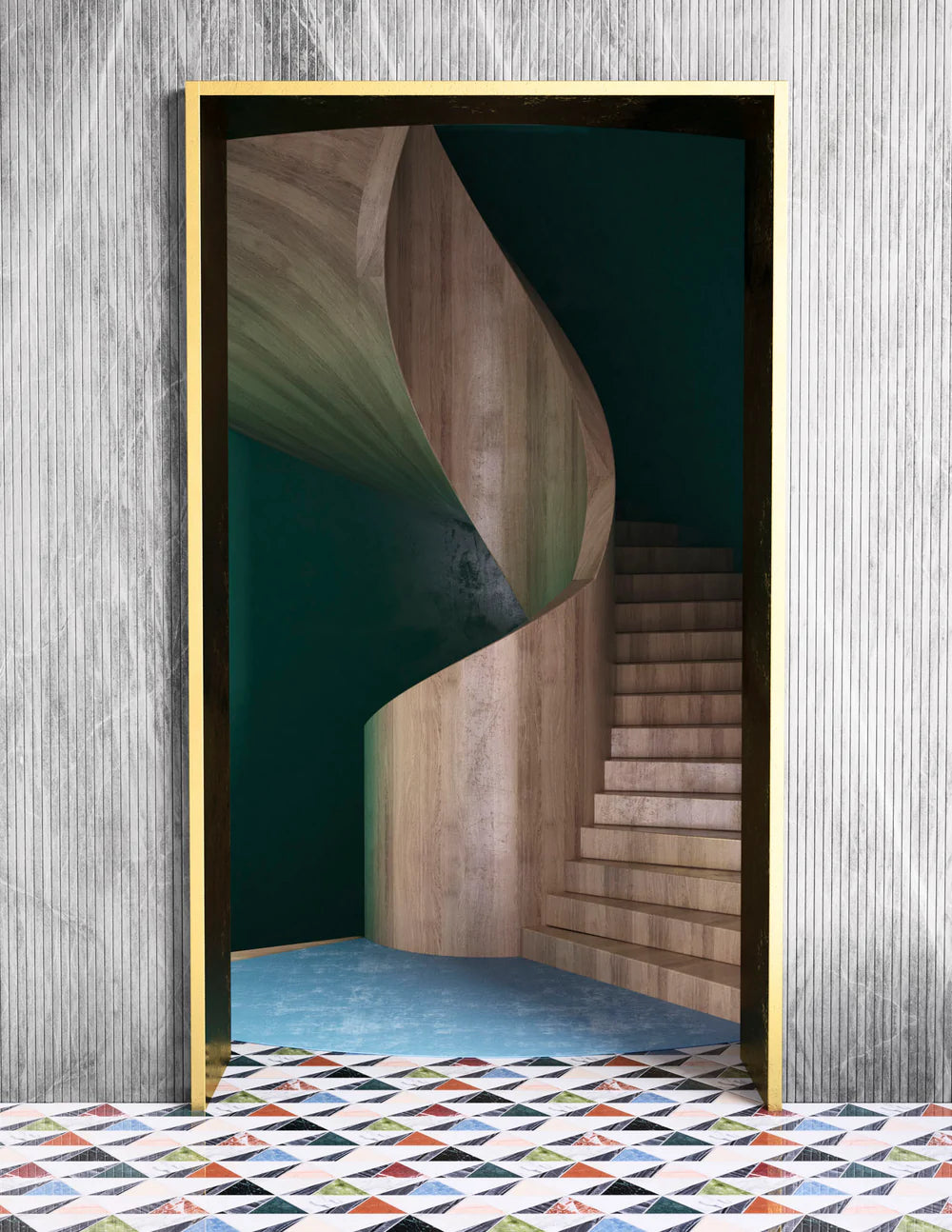 Artistic Tile Sail Mosaic Stone