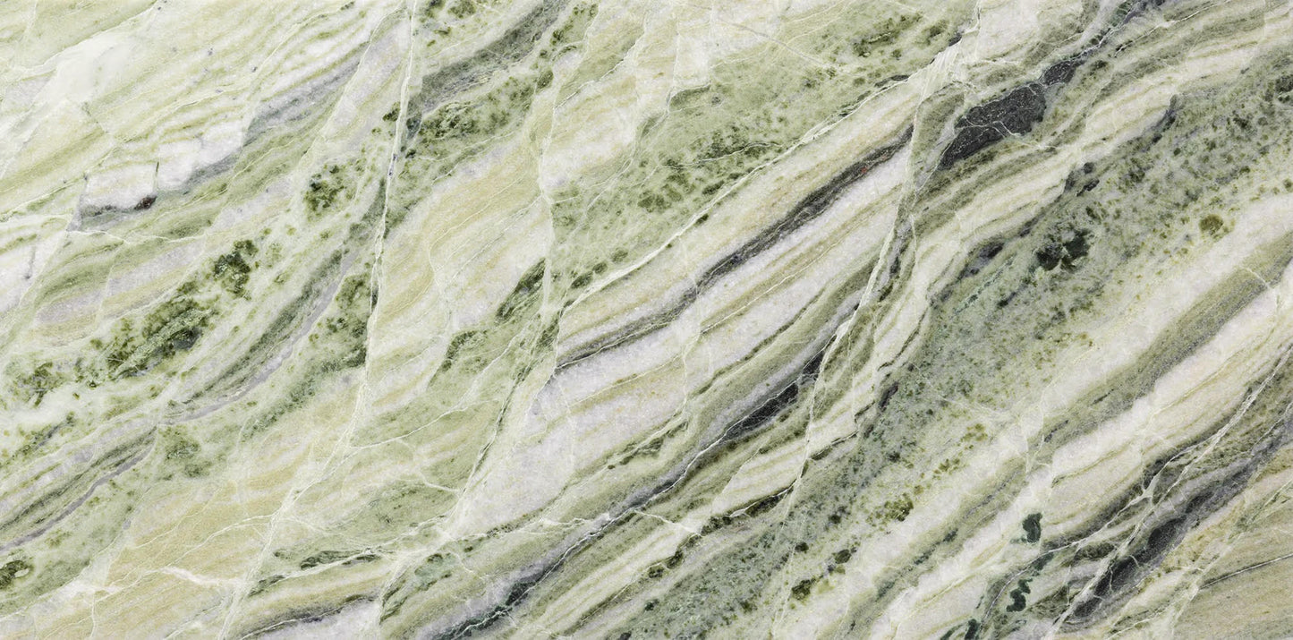 Artistic Tile Matcha Verde Marble Field Tile Honed 12" X 24"