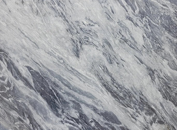 Artistic Tile Bookmatch Bardiglio Nuvolato Marble Slab 3/4