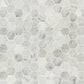 Artistic Tile Hexagon Bianco Carrara Marble Mosaic 3.0cm