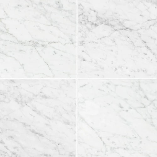 Artistic Tile Bianco Carrara Marble Field Tile 18" x 18"