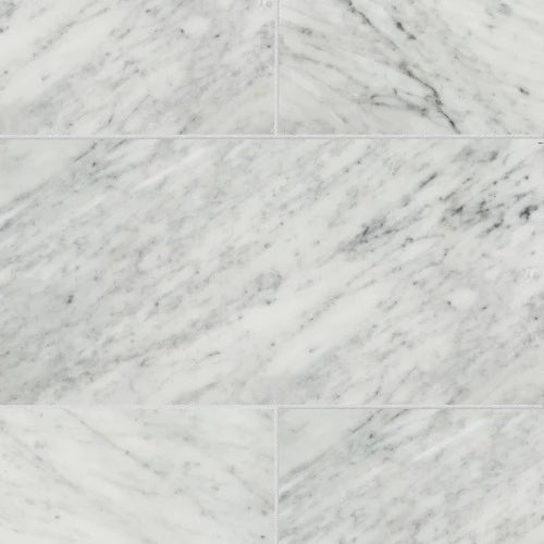Artistic Tile Bianco Carrara Marble Field Tile 12" x 24"