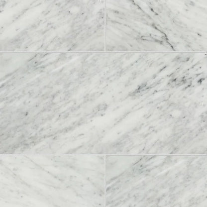Artistic Tile Bianco Carrara Marble Field Tile 12" x 24"